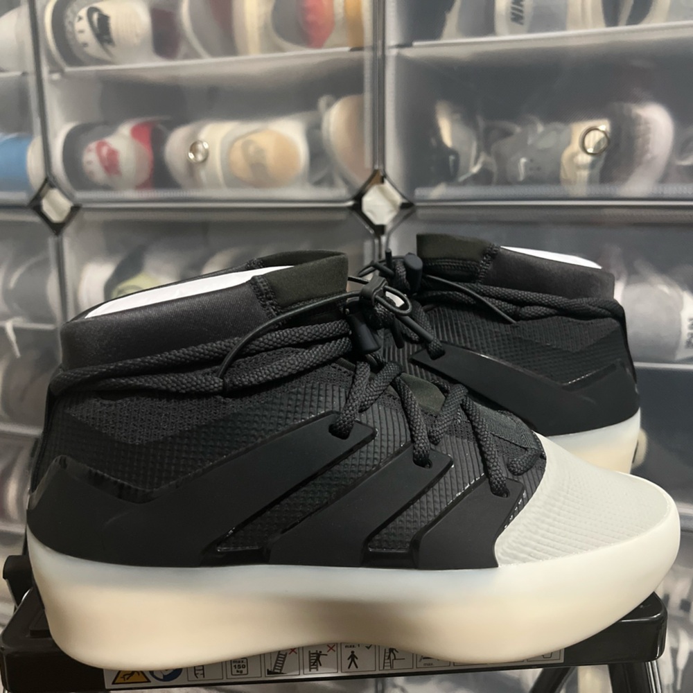 Fear of God adidas Athletics Basketball 1 - Size 10 - Carbon/Sesame - Worn Once
